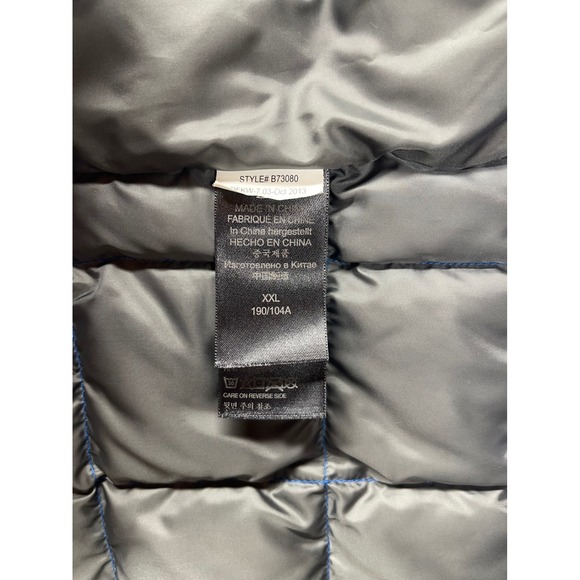 Marmot Men's Blue Puffer Vest Full Zip 700Fill Size XXL TTG - Picture 10 of 12